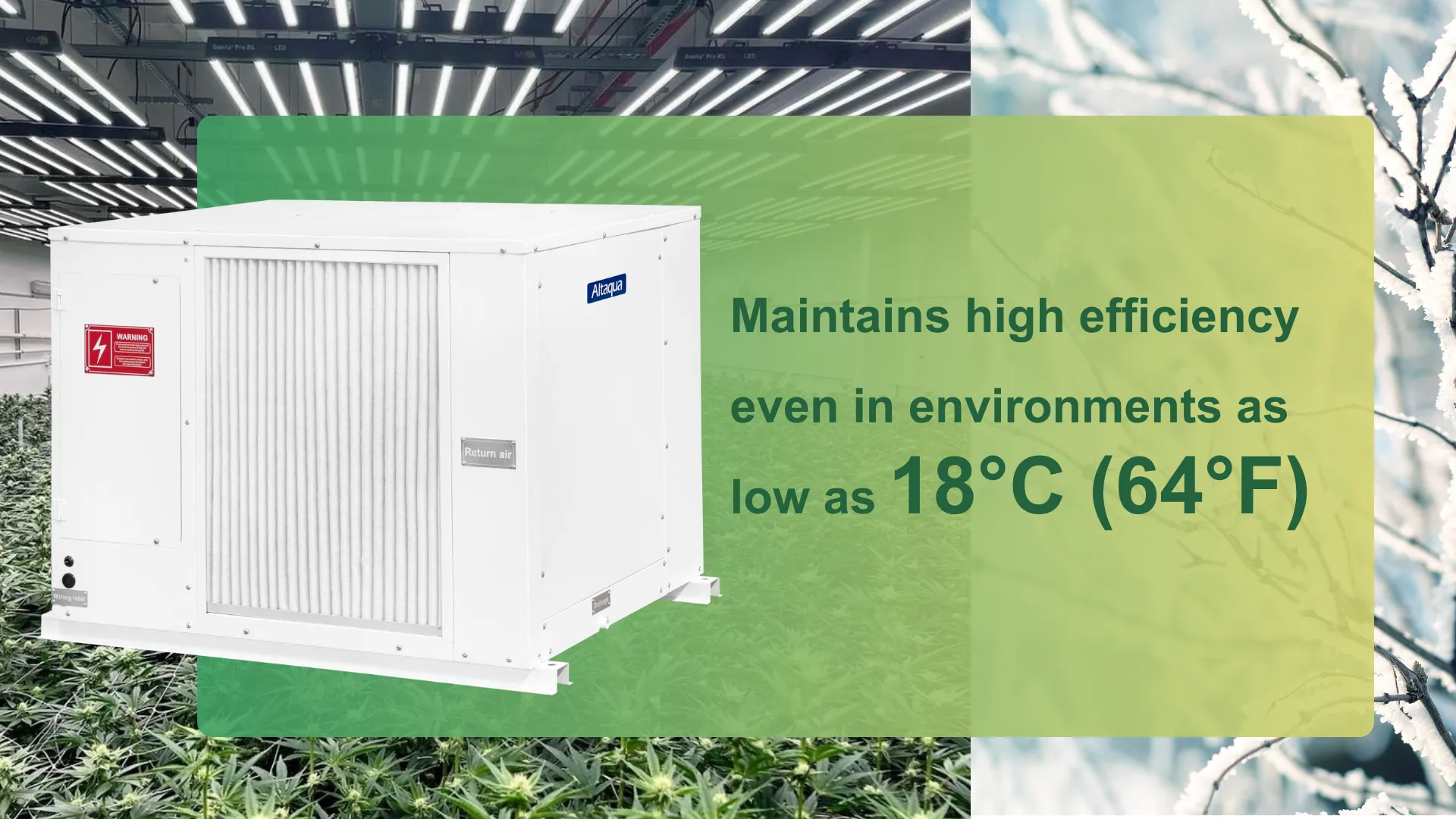 Altaqua-commercial-grow-room-dehumidifier-Reliable-Operation
